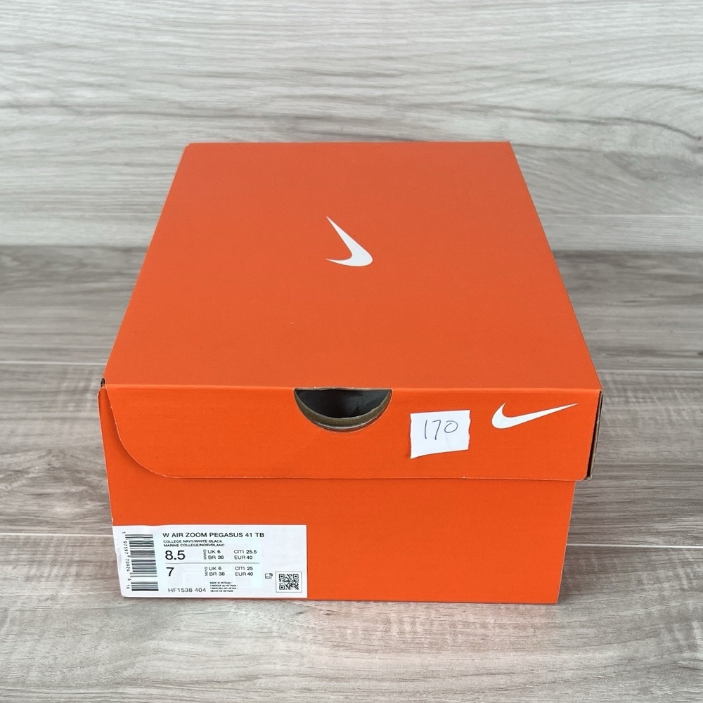Size 8.5 - Women's Nike Air Zoom Pegasus 41 Running Shoes College Navy White NEW - Picture 10 of 11